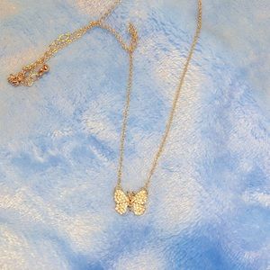 LC by Lauren Conrad pave butterfly necklace